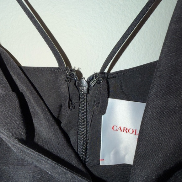 CAROLINA HERRERA - Bow-Embellished Silk-Faille Mini Dress - Picture 11 of 11